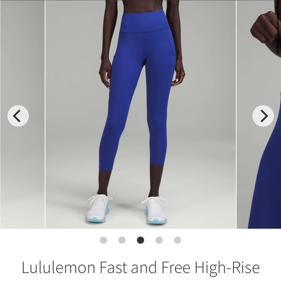 NWT fast and free high rise tight 23" psychic size 0 lululemon - Picture 11 of 14